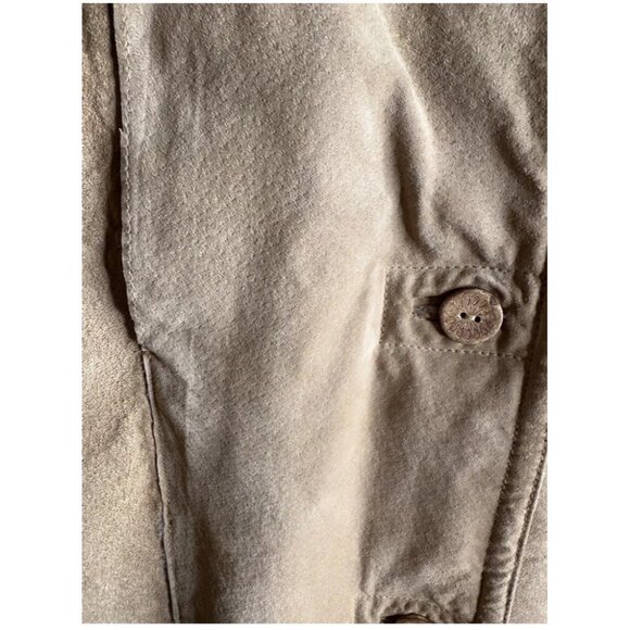 VTG Y2k Penny Lane Suede Leather Afghan Shearling Long Coat Hippie Boho Chic 6 - Picture 3 of 16